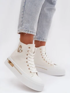 Tenisky na platforme model 223604 Vykročte štýlovo