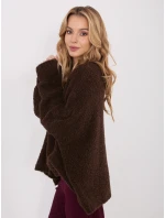 Jumper CH SW 72981.05P tmavohnedý