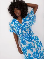 DHJ SK 15986 Šaty.67 modrá