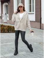 Dámska alpaková bunda KATHERINE beige FashionStreet TY4540