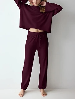 Dámske tepláky Cozy Comfort Cozy Trouser X 01 červené Red – TRIUMPH