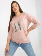 Blúzka RV BZ 8182.03X svetlo ružová