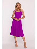 Dámske šaty S424 v levanduľovej farbe – Stylove
