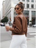 Dámska kožená bunda SANTOL camel FashionStreet TY4341 Dámska kožená bunda SANTOL camel FashionStreet TY4341