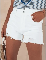 Dámske džínsové šortky VERONA white FashionStreet SY0401