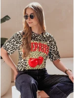 Dámske nadrozmerné bodkované tričko ZESTSTYLE sivé FashionStreet RY2842 Dámske nadrozmerné bodkované tričko ZESTSTYLE sivé FashionStreet RY2842