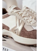 Dámske semišové tenisky Kobbo 66954 beige Dámske semišové tenisky Kobbo 66954 beige