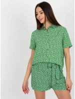 Dámska blúzka D73771M11063A zelená - FPrice