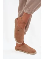 Kapcie Damskie Obuwie Domowe Inblu CS000045 Camel