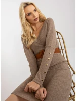 Dámske šaty TW SK BE BQ183 tmavo lila