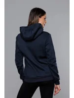 Tmavomodrá dámska tepláková mikina (W02-25)