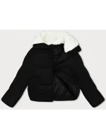 Dámska manšestrová bunda J Style Black (5M3230-392)