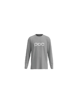 Tričko POC L/S Tee, sivé