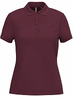 Kariban K 255 Dámske polo tričko z piké 20.K255 wine Kariban K 255 Dámske polo tričko z piké 20.K255 wine