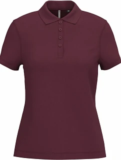 Kariban K 255 Dámske polo tričko z piké 20.K255 wine