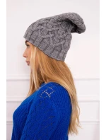 Fleecová čiapka Sonia K201 tmavo šedá
