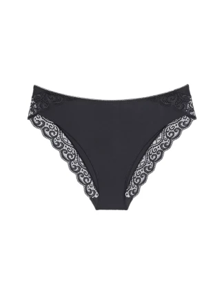 Dámske nohavičky Amourette Tai - BLACK - black 0004 - TRIUMPH