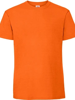 Fruit of the Loom Iconic 195 T Pánske tričko z hrubého materiálu 16.1422 oranžové