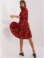 LK SK 507496 šaty.27P gaštanová