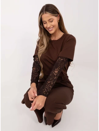 Blúzka MI BZ 4227.61 hnedá Blúzka MI BZ 4227.61 hnedá