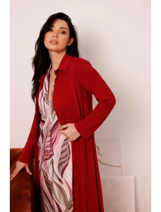 B283 Maxi šaty s potlačou - model 1 B283 Maxi šaty s potlačou - model 1