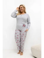 Pohodlné pyžamo pre plnoštíhly model 221194 Forever Pink