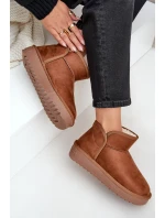 Dámske snežnice na platforme D.Franklin DFSH370010 Brown