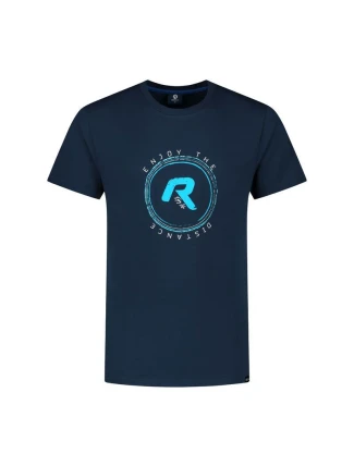 Rogelli pánske tričko GRAPHIC tmavomodré 3XL