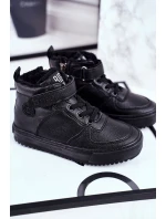 Dziecięce Ocieplane Sportowe Buty Big Star GG374040 Czarne