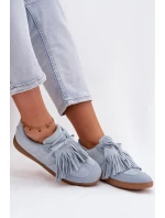 Dámské tenisky s třásněmi modré Dorivelle