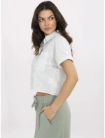 Košeľa NM KS KA 01148.50P bielo zelená