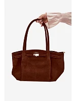 Shopper kabelka z eko semiše Camel Elleea