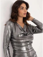 Šaty DHJ SK 20003.85 strieborné