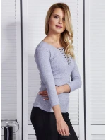 Blúzka CZ BZ 4250.06 šedá