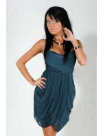 Spoločenské a plesové šaty FIONELLA stredne dlhé modré - Tmavo modrá / L - FIONELLA Spoločenské a plesové šaty FIONELLA stredne dlhé modré - Tmavo modrá / L - FIONELLA