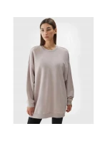 Dámska mikina bez podšívky s kapucňou 4F 4FAW23TSWSF0764-56S