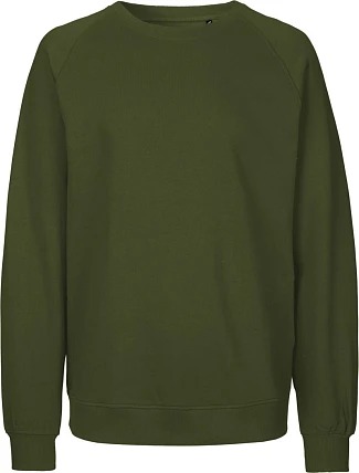 Neutral O 63001 Unisexová mikina s raglánovými rukávmi z bio bavlny 77.6301 military Neutral O 63001 Unisexová mikina s raglánovými rukávmi z bio bavlny 77.6301 military