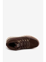 Zamszowe Buty Trekkingowe Męskie Big Star SS174263 Brązowe Zamszowe Buty Trekkingowe Męskie Big Star SS174263 Brązowe