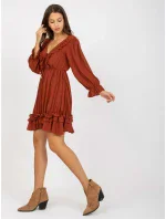 Šaty TW SK BI 0761 1.73P tmavo oranžová