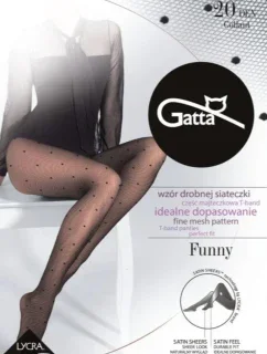 FUNNY - 05 DÁMSKE LYCRA-5 PANČUCHY