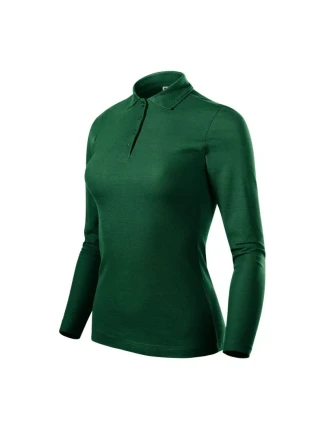 Tmavo zelené polo tričko Malfini Pique Polo LS W MLI-231D3
