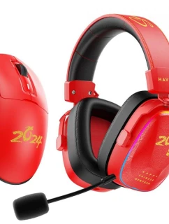 Herný headset Havit H2039BG (červený/čierny)