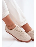 Dámske textilné tenisky Big Star TT274358 Beige Dámske textilné tenisky Big Star TT274358 Beige