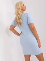 RV SK 8899 šaty.14P svetlo modrá RV SK 8899 šaty.14P svetlo modrá