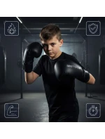 Tréningové boxerské rukavice Meteor 4 oz, suchý zips, PU
