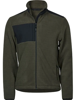 Tee Jays TJ 9120 Fleecová bunda „Mountain“ 18.9120 tmavozelená/čierna Tee Jays TJ 9120 Fleecová bunda „Mountain“ 18.9120 tmavozelená/čierna