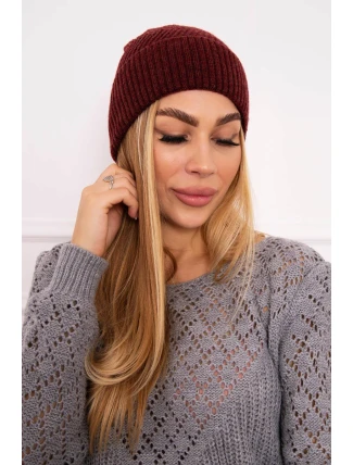 Tenká čiapka Oliwia K252 bordó