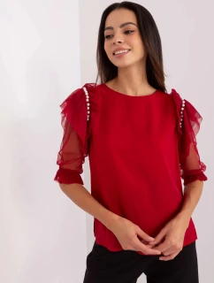 Blúzka LK BZ 506682.26P bordová - FPrise