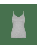Beauty Layers Špagetový top z vlny - MEDIUM GREY MELANGE - TRIUMPH MEDIUM GREY MELANGE - TRIUMPH
