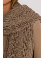 M898 Pletená šatka - béžová